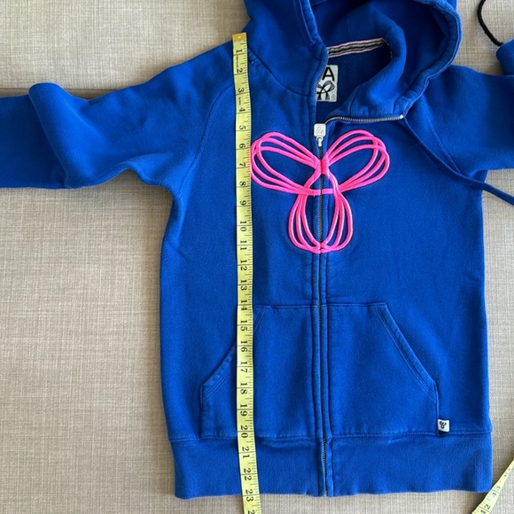 TNA Cobalt Blue Zipped Hoodie - Picture 9 of 9